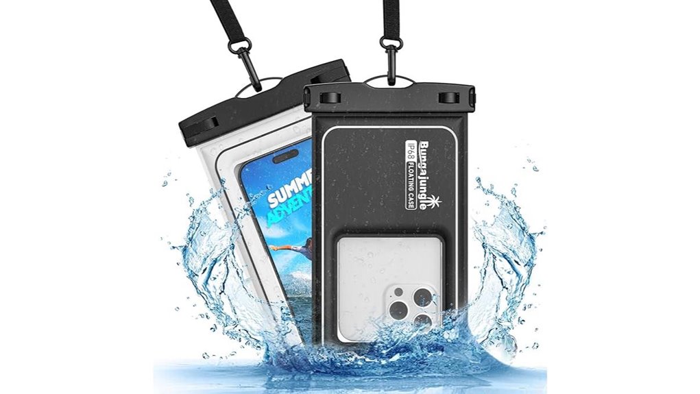 waterproof floating phone pouches