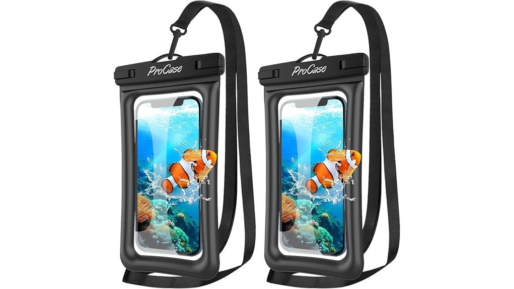 waterproof floating phone pouches