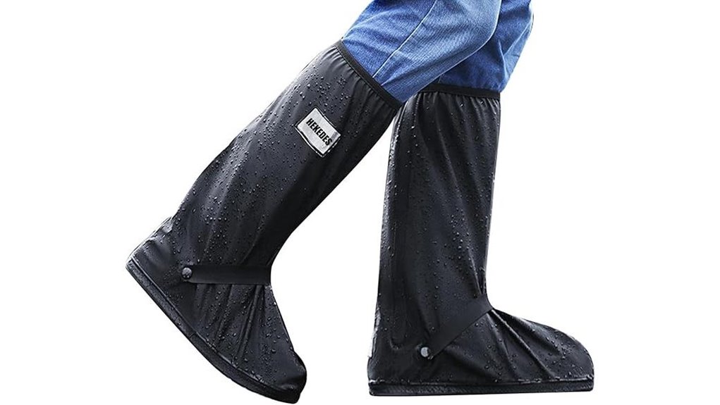 waterproof foldable zippered shoe covers