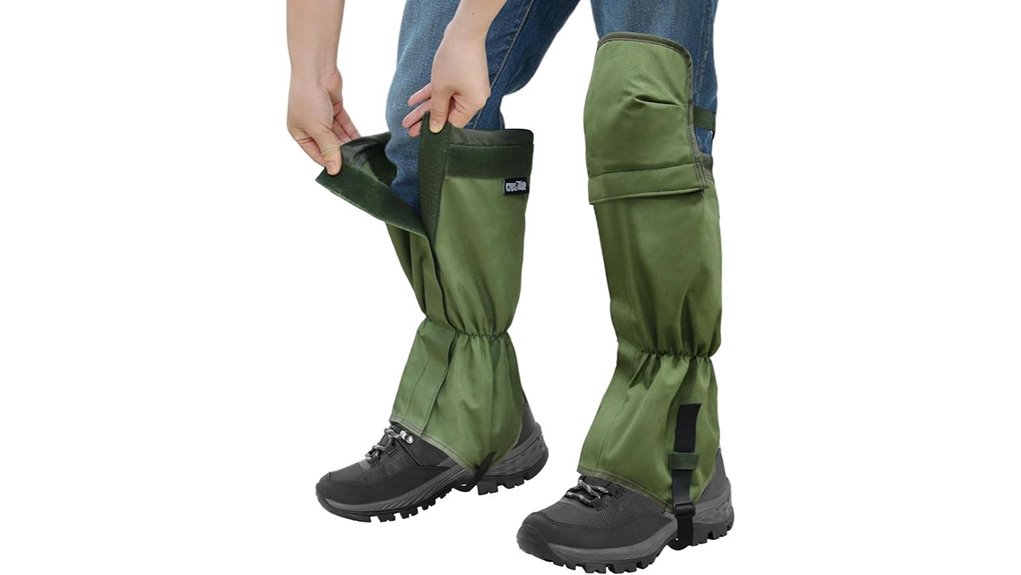 waterproof hiking gaiters unisex