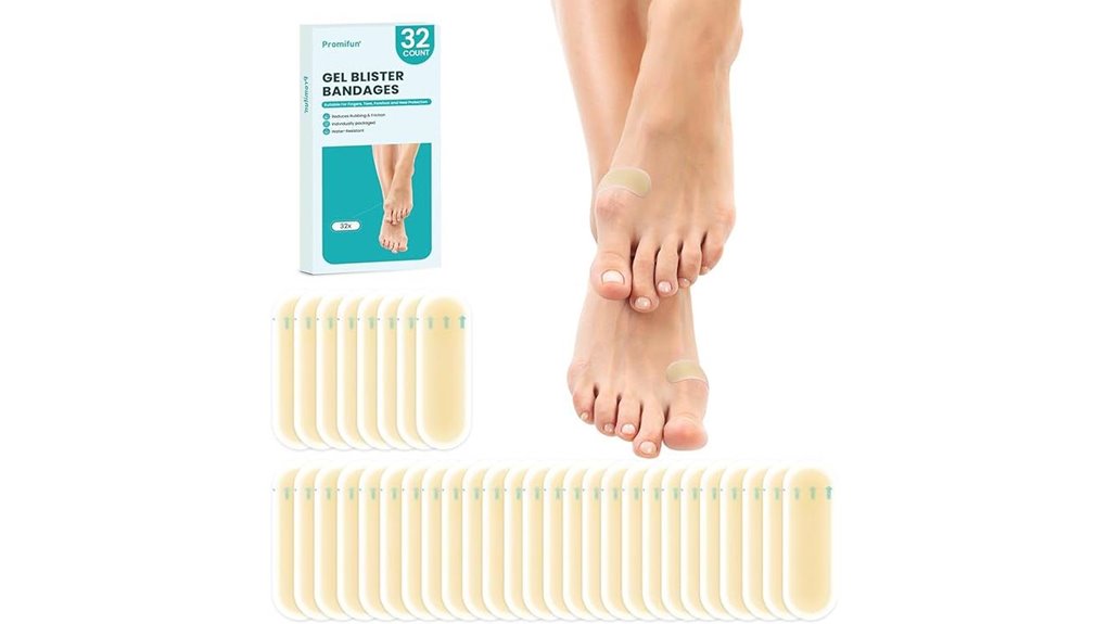 waterproof hydrocolloid blister bandages