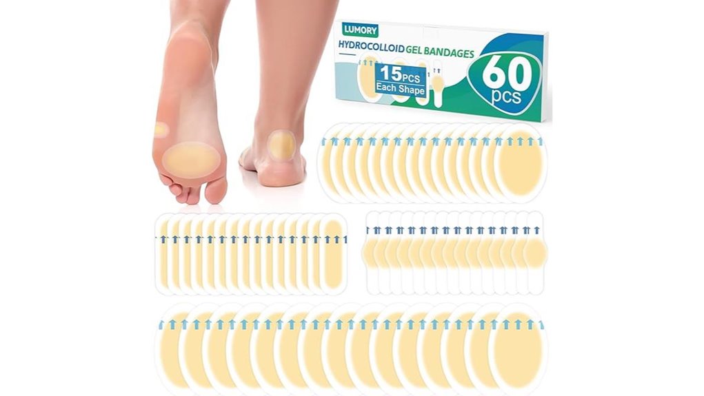 waterproof hydrocolloid blister bandages