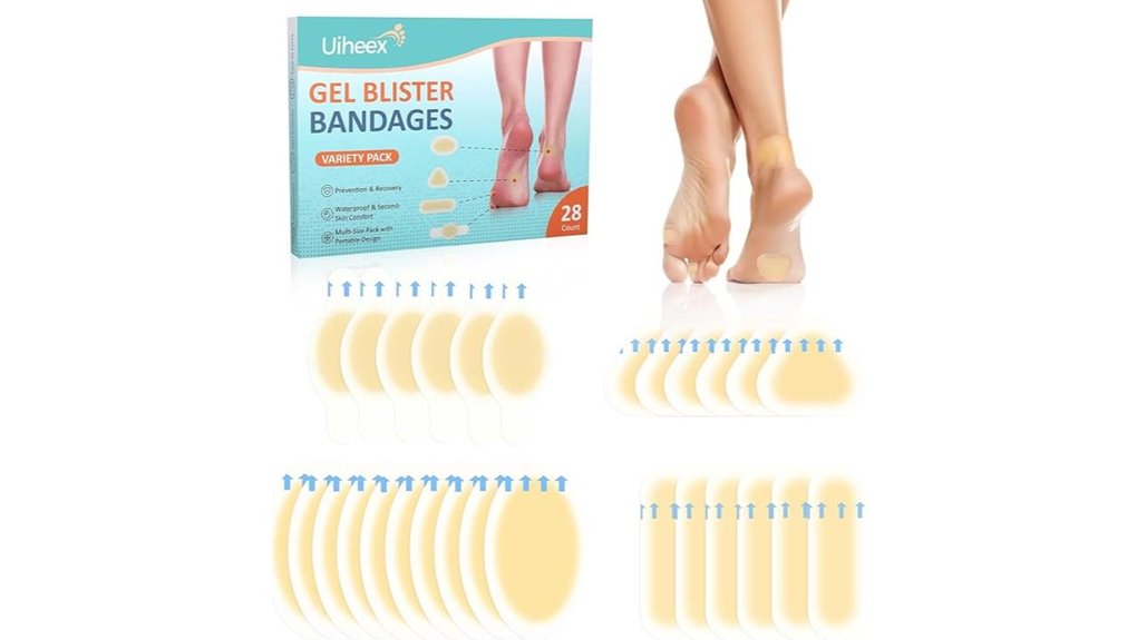 waterproof hydrocolloid gel blister bandages