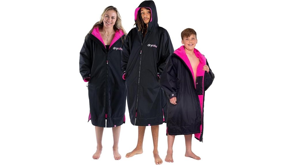 waterproof long sleeve changing robe