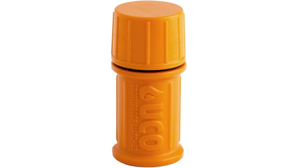 waterproof match case striker