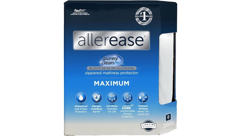 waterproof maximum allergy mattress protector