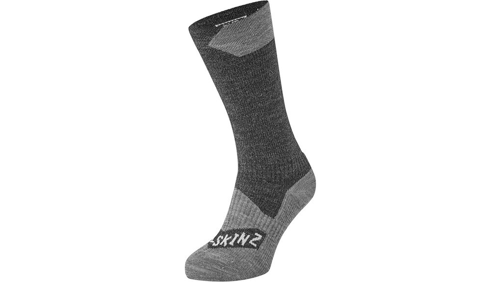 waterproof mid length unisex socks