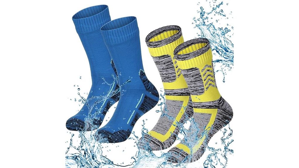 waterproof outdoor socks two pack