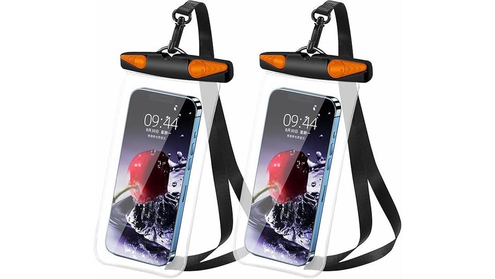 waterproof phone pouch set