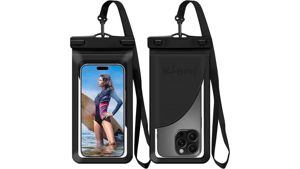 waterproof phone pouch with card