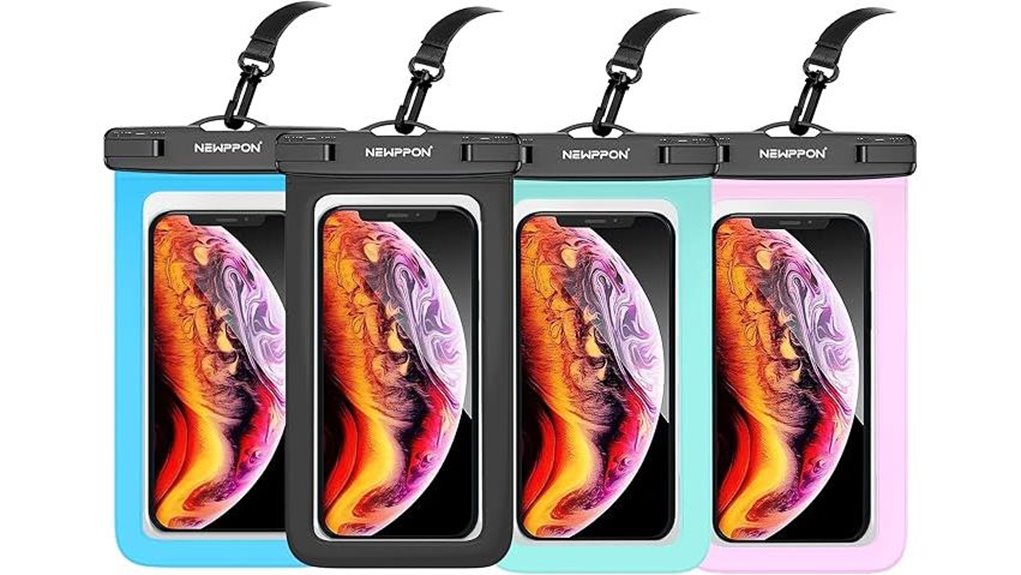 waterproof phone pouches with lanyards