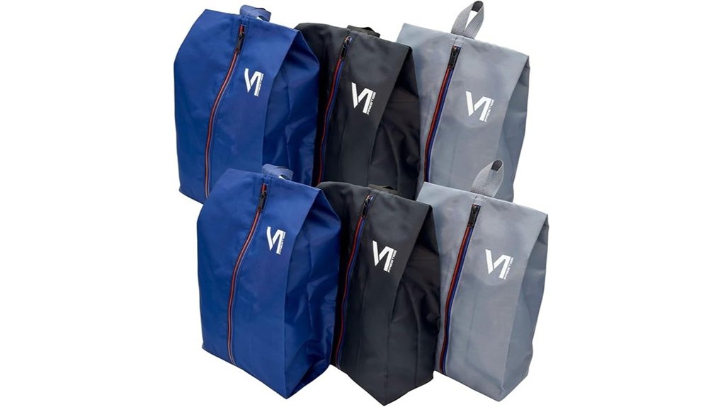 waterproof polyester travel shoe bags