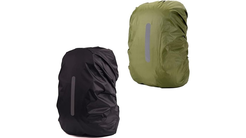 waterproof reflective backpack raincover pack