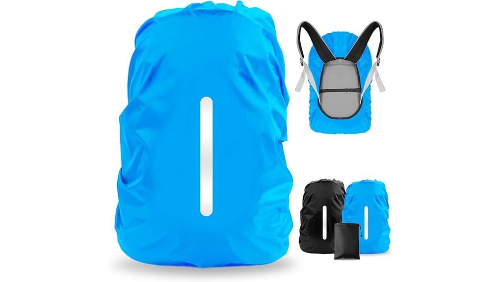 waterproof reflective backpack raincovers