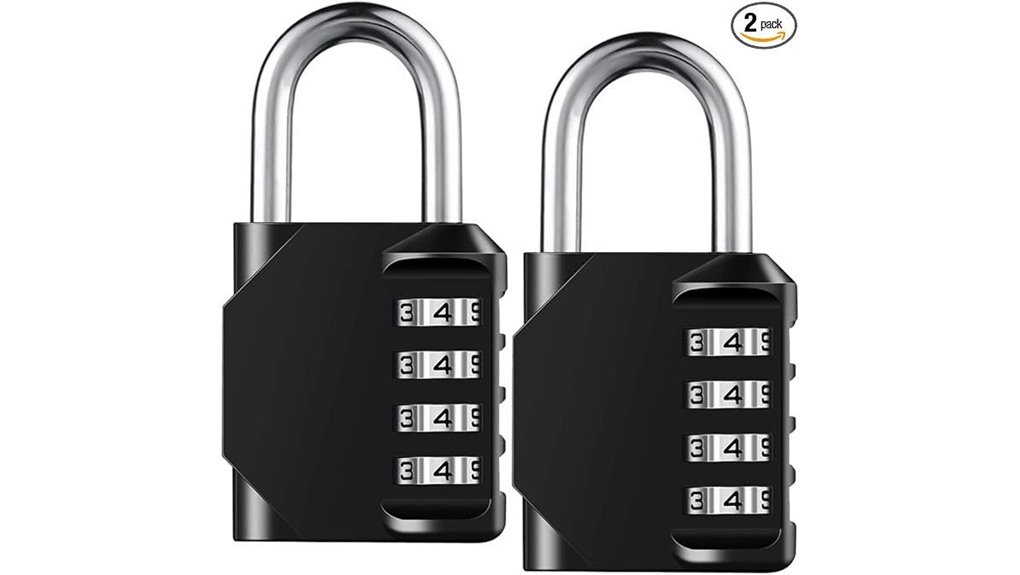waterproof resettable 4 digit padlocks
