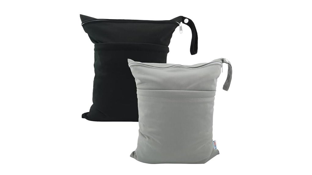 waterproof reusable wet dry diaperbags