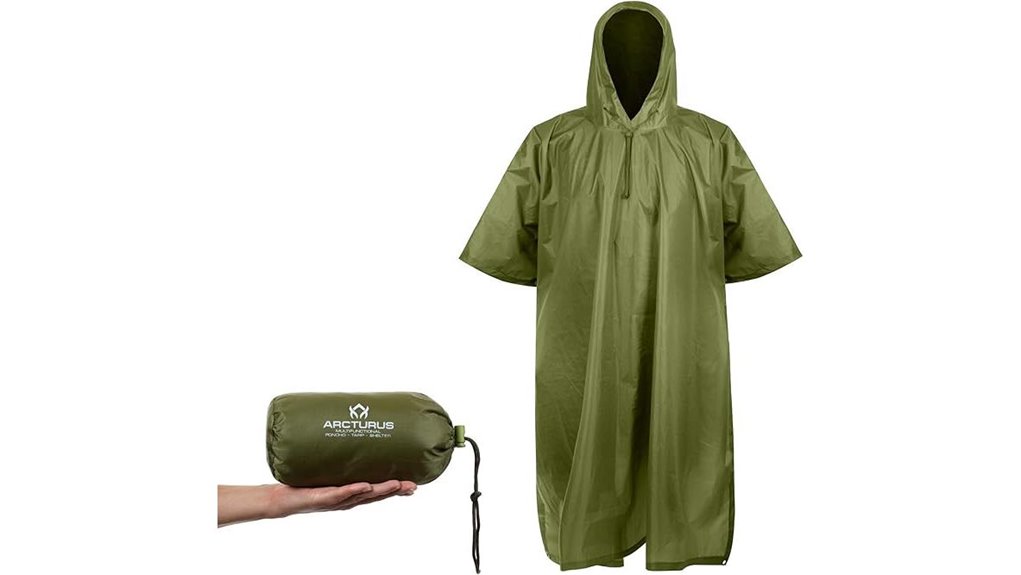 waterproof ripstop nylon ponchos