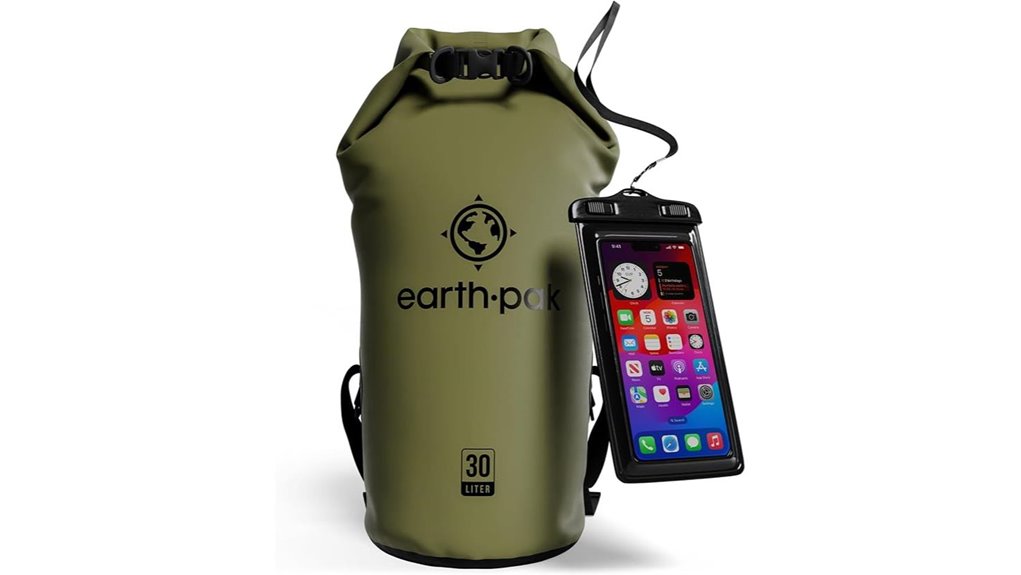 waterproof roll top dry backpack