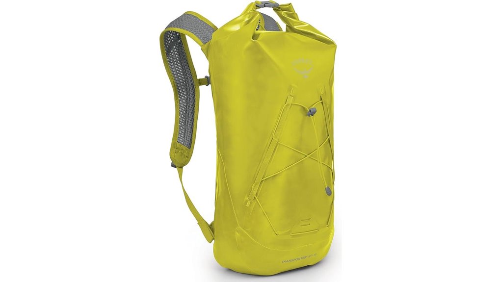 waterproof roll top laptop backpack