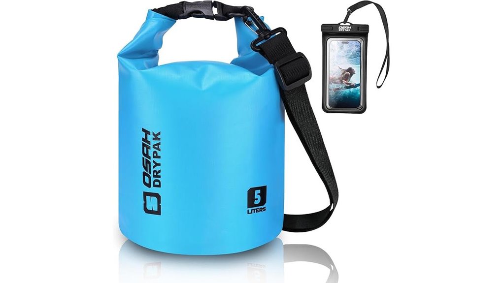 waterproof roll top phone bag