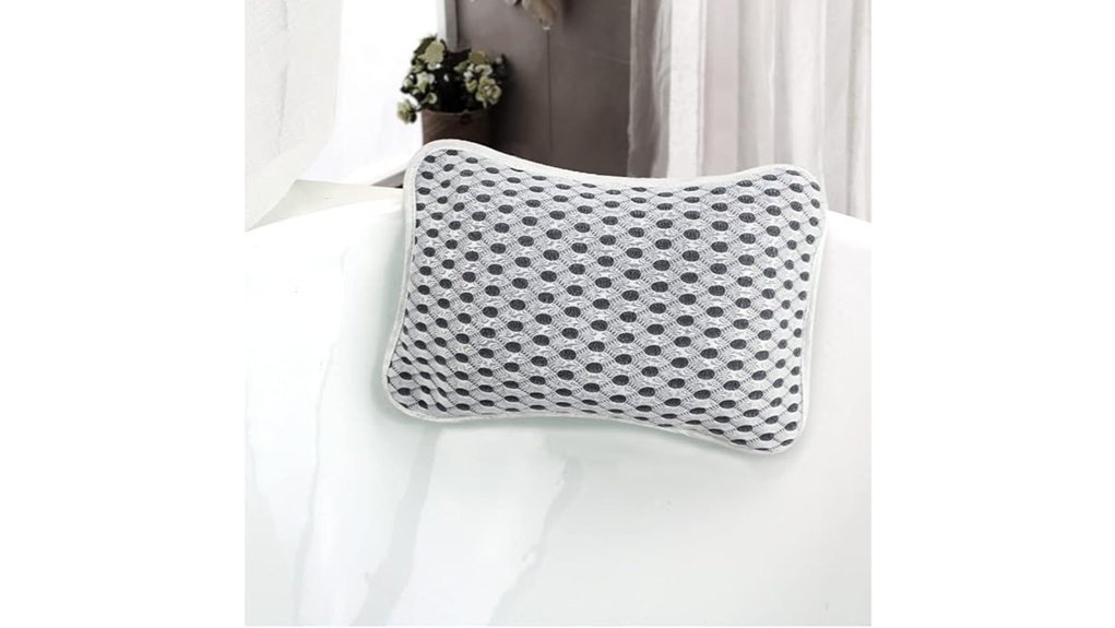 waterproof slip resistant bath pillow