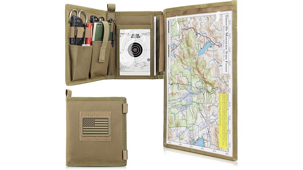 waterproof tactical foldable map pouch