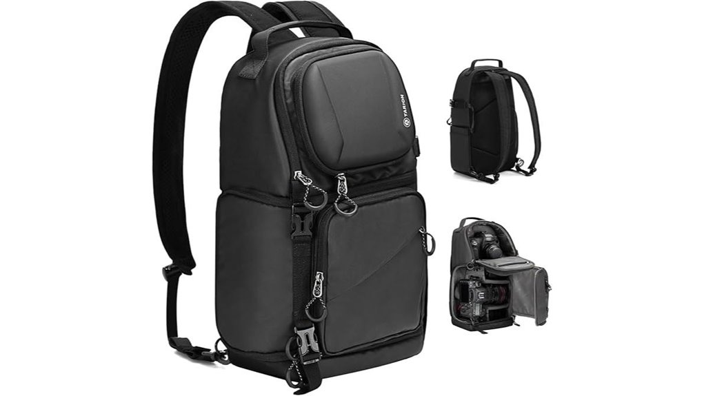 waterproof tarion camera sling backpack