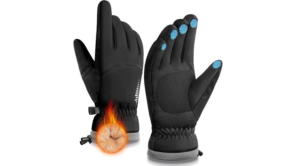 waterproof thermal touchscreen winter gloves