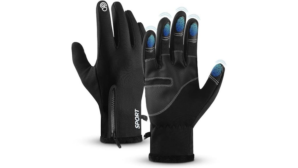 waterproof thermal touchscreen winter gloves