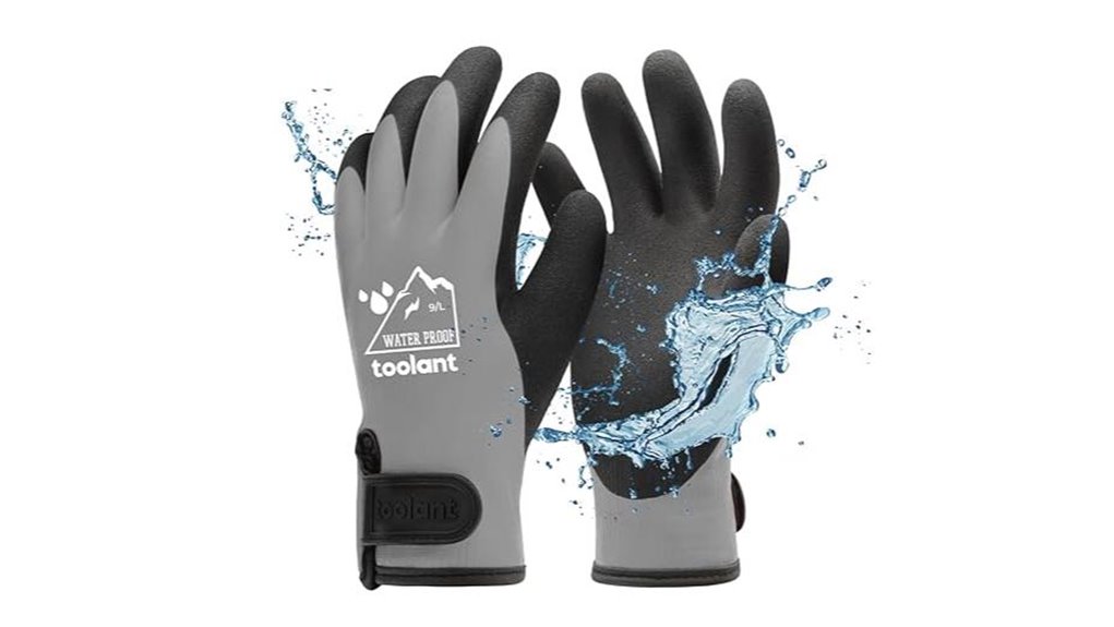 waterproof thermal touchscreen work gloves
