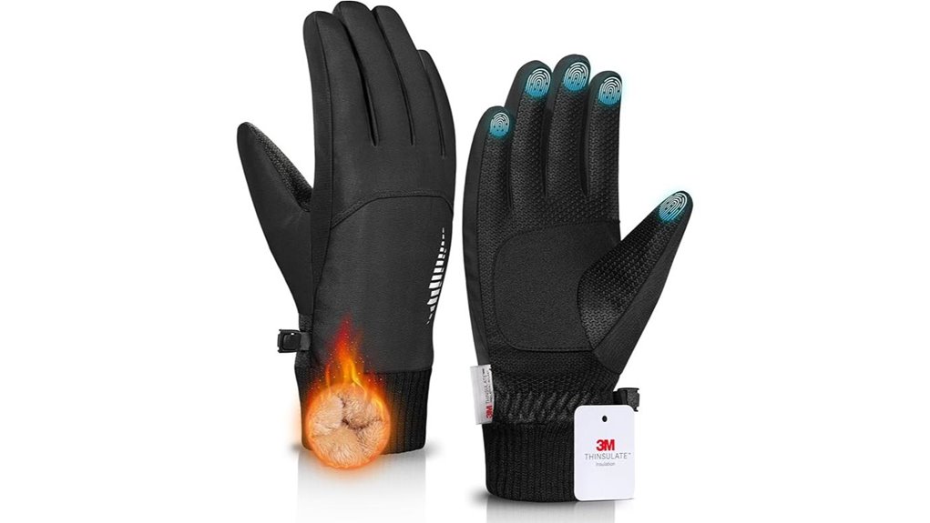 waterproof touchscreen thermal gloves
