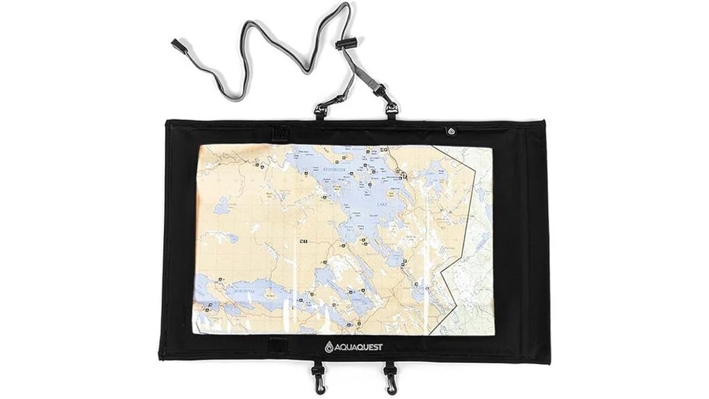 waterproof trail map case