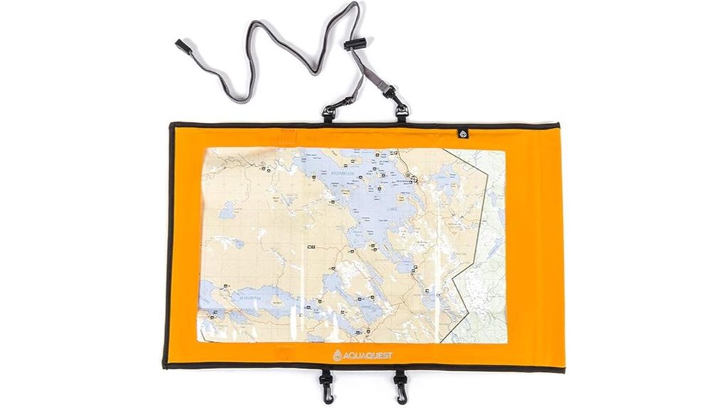 waterproof trail map case