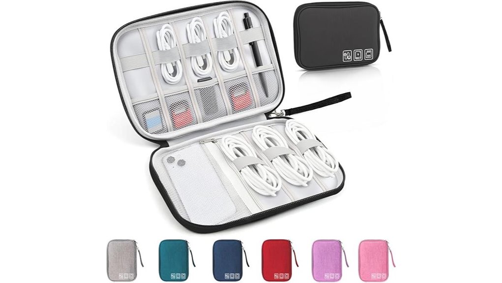 waterproof travel tech organizer bag