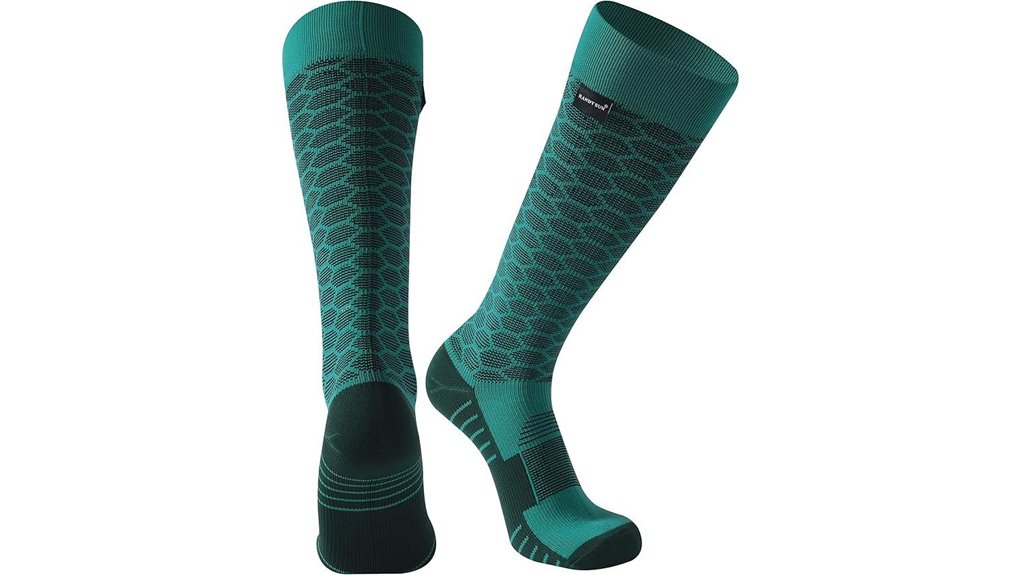 waterproof unisex knee high skiing socks