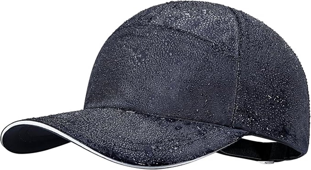waterproof upf50 reflective cap