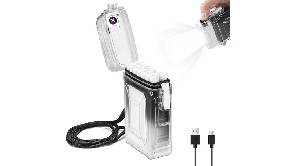 waterproof usb rechargeable plasma lighter