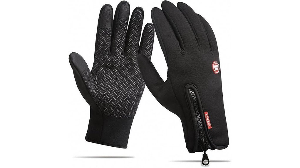 waterproof windproof touchscreen winter gloves