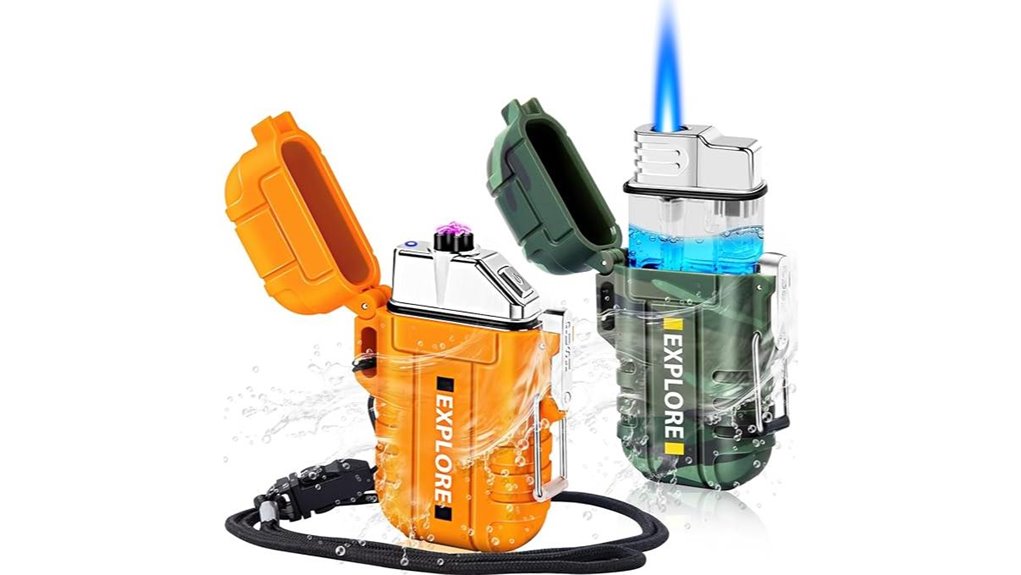 waterproof windproof usb lighters
