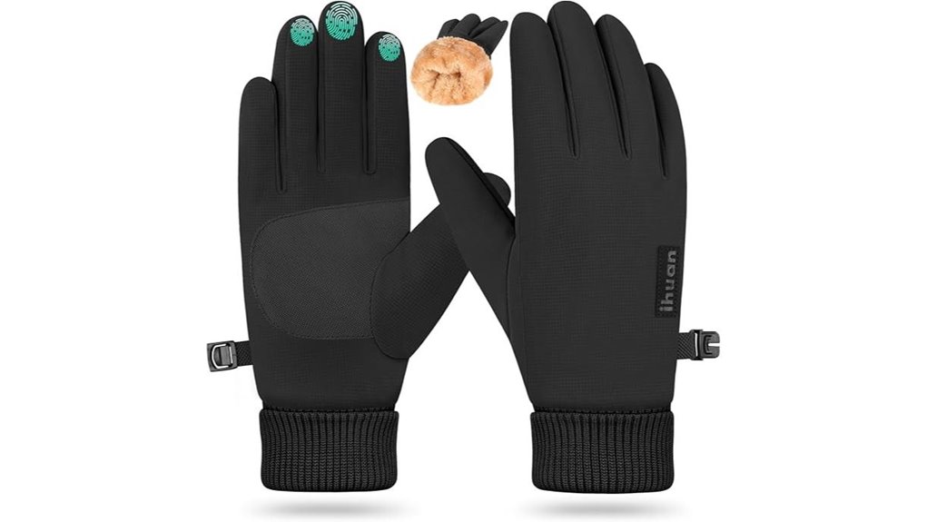 waterproof winter touchscreen gloves