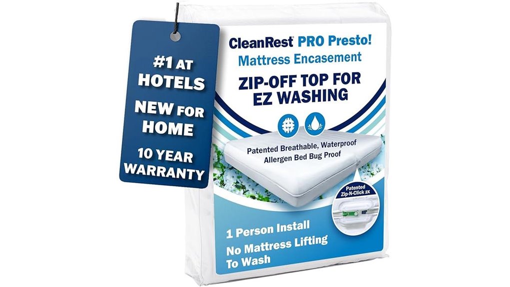 waterproof zip off king encasement