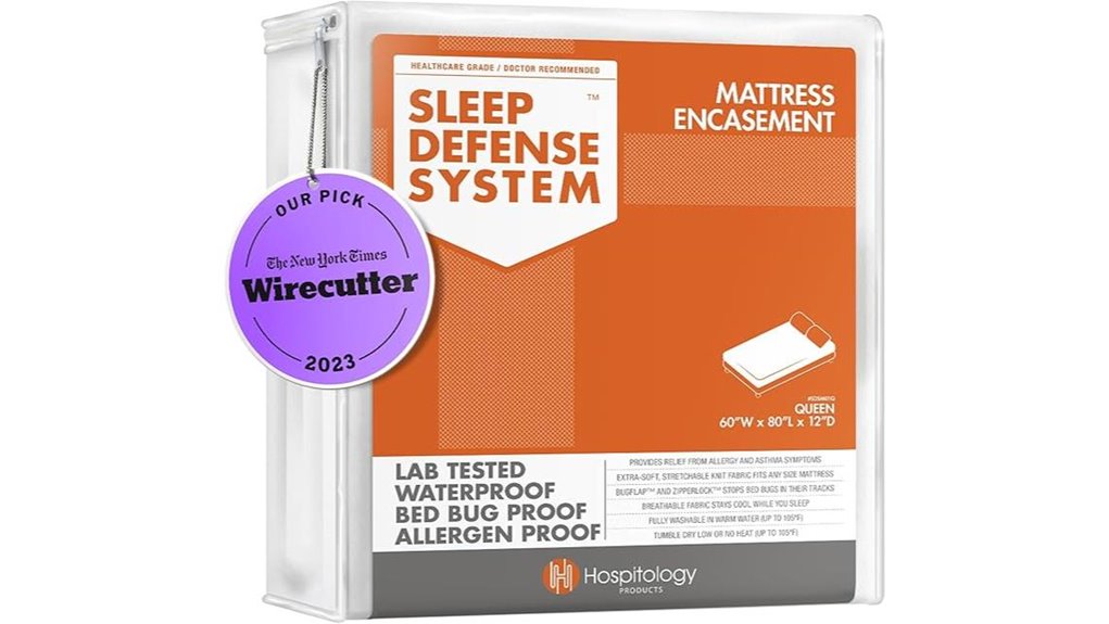 waterproof zippered mattress encasement