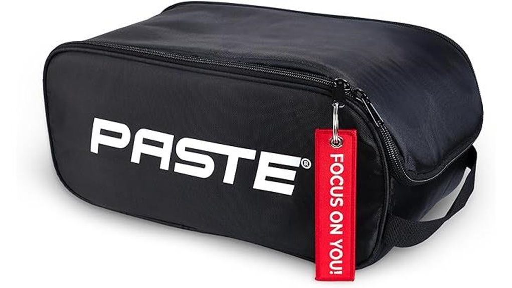 waterproof zippered shoe carrying bag