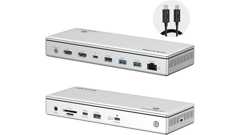 wavlink thunderbolt 4 13 in 1 dock