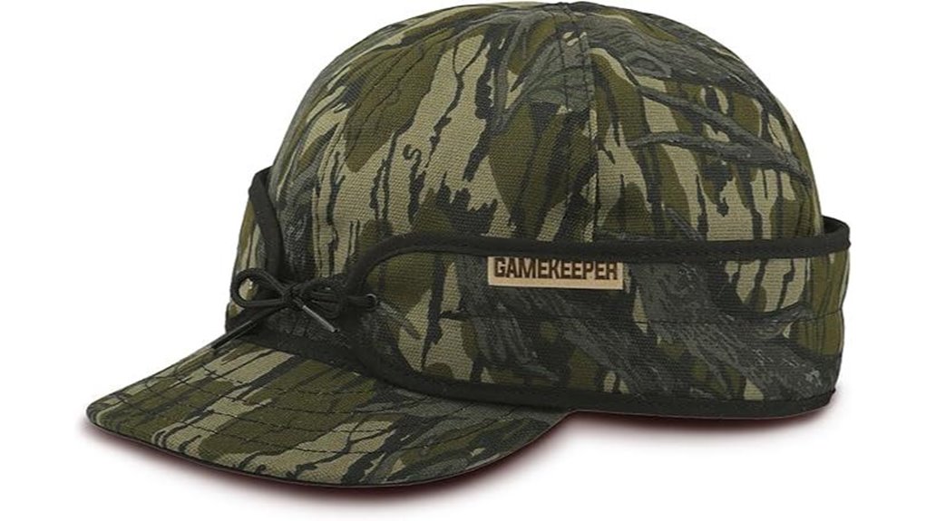 waxed cotton cap size7