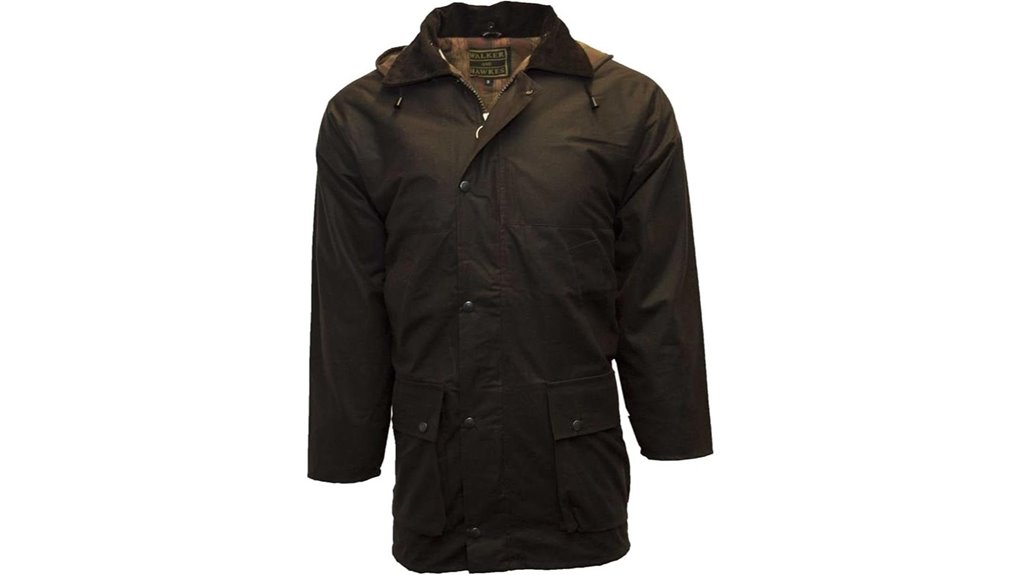 waxed cotton men s jacket