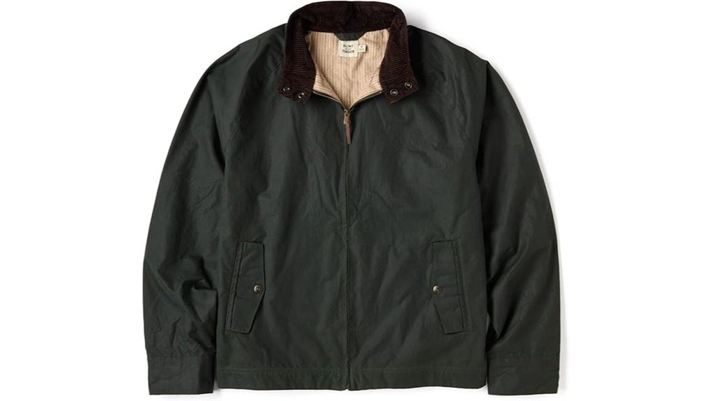 waxed harrington jacket huckberry