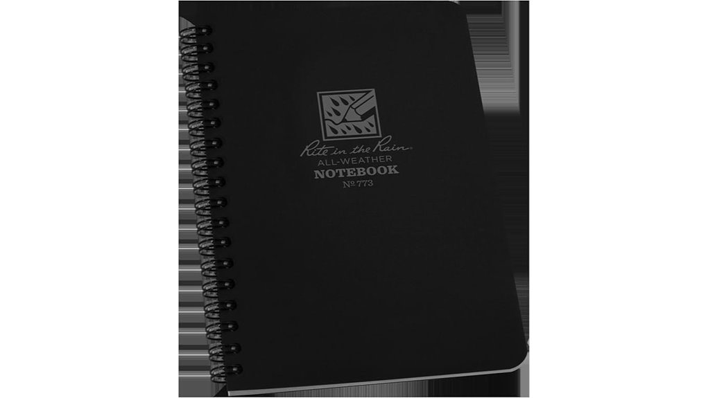 weatherproof spiral notebook size 773