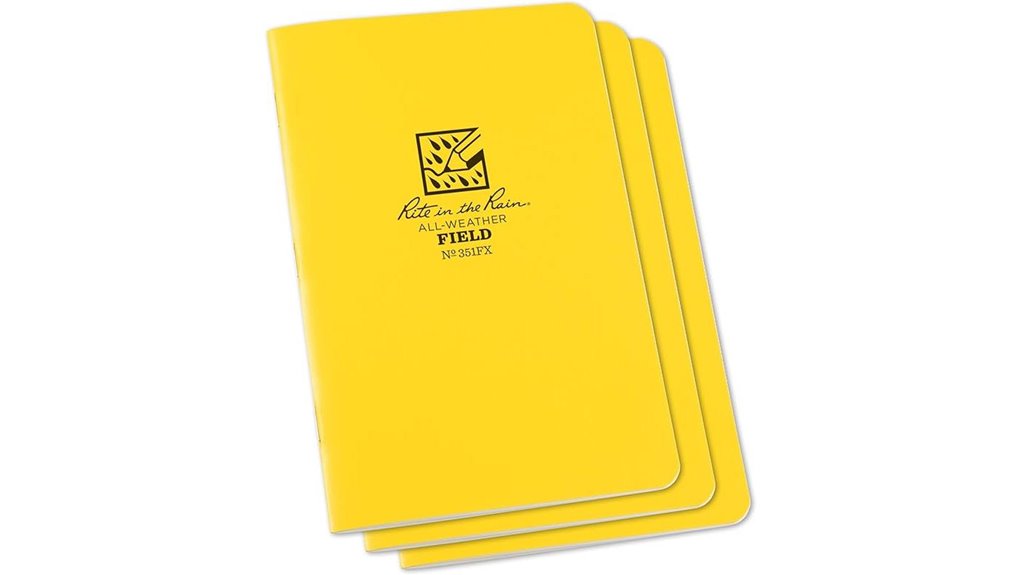 weatherproof stapled field notebooks