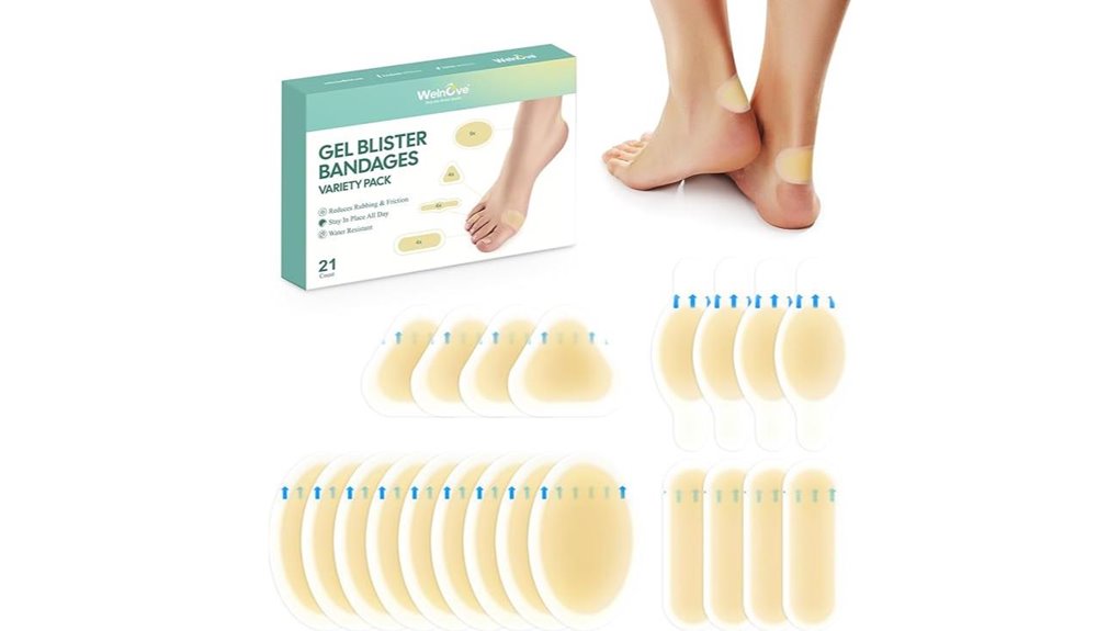 welnove foot hydrocolloid bandages